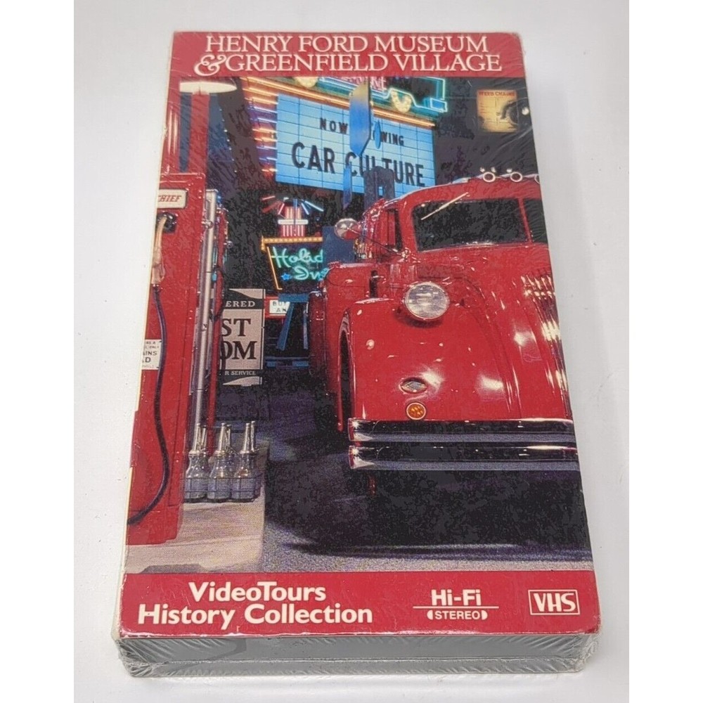 Henry‎ Ford Museum & Greenfield Village Tour Film Movie VHS 1989 New Sealed 80s